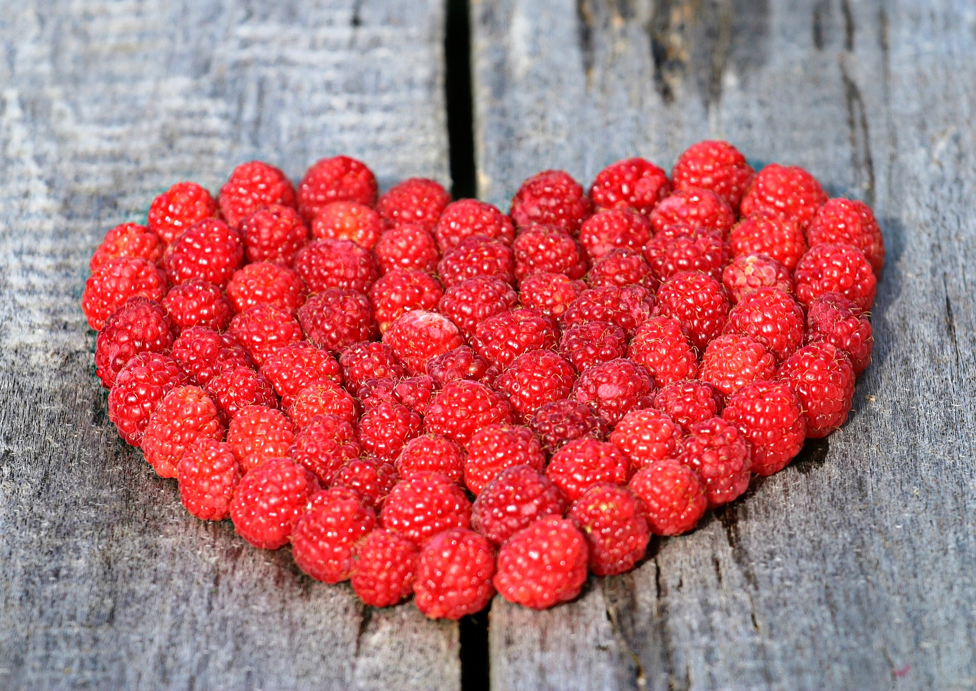 Raspberries Heart