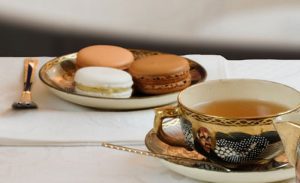 Afternoon tea with marvelous French Macarons