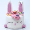 luxury handcrafted birthday bunny cake