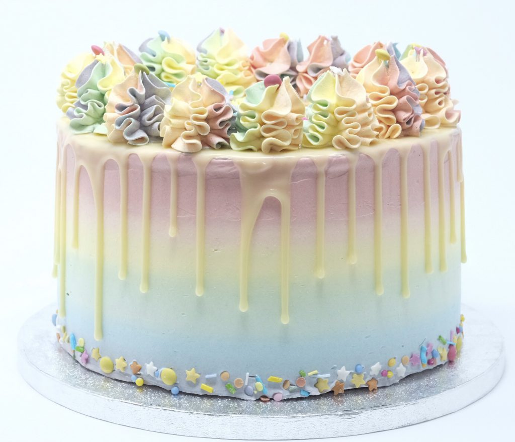 Gluten Free Rainbow Cake 8inch cake 7Marvels Cakes & Macarons