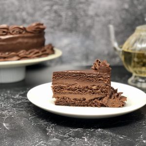 Queen Chocolate Cake slice