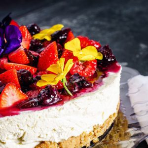 Easter cakes with berries