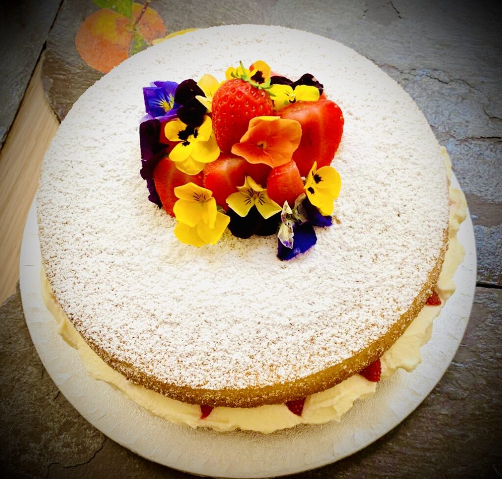 The most beautiful and tasty Victoria sponge cake